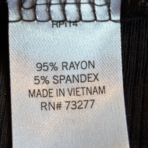 SO Black High-Neck Ribbed Tank Top Large - Picture 4 of 5